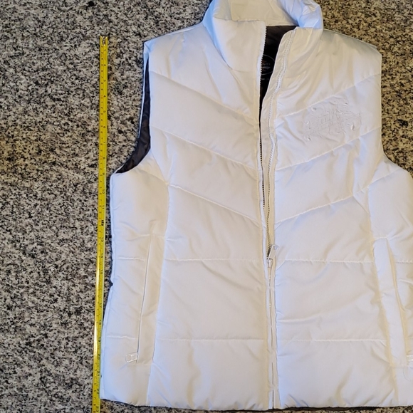 Pink Ribbon Riders white puffer vest - Picture 6 of 8